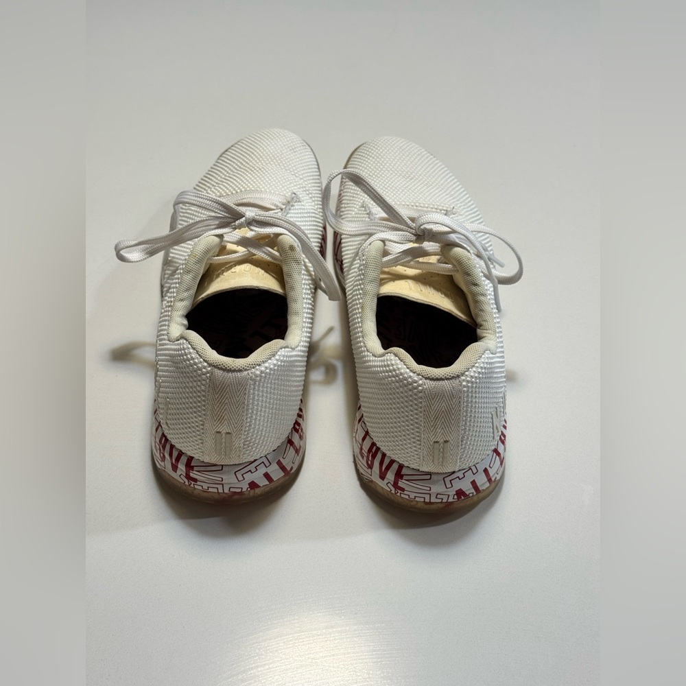 NOBULL Outwork Edge Unisex Strength Training Shoes M 9 / W 10.5 All Love White - Picture 3 of 9